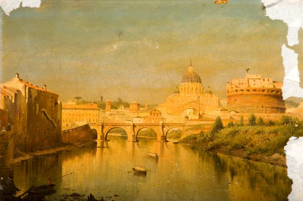 Silvester Shchedrin. New Rome. Castle of the Holy Angel 1823-1825