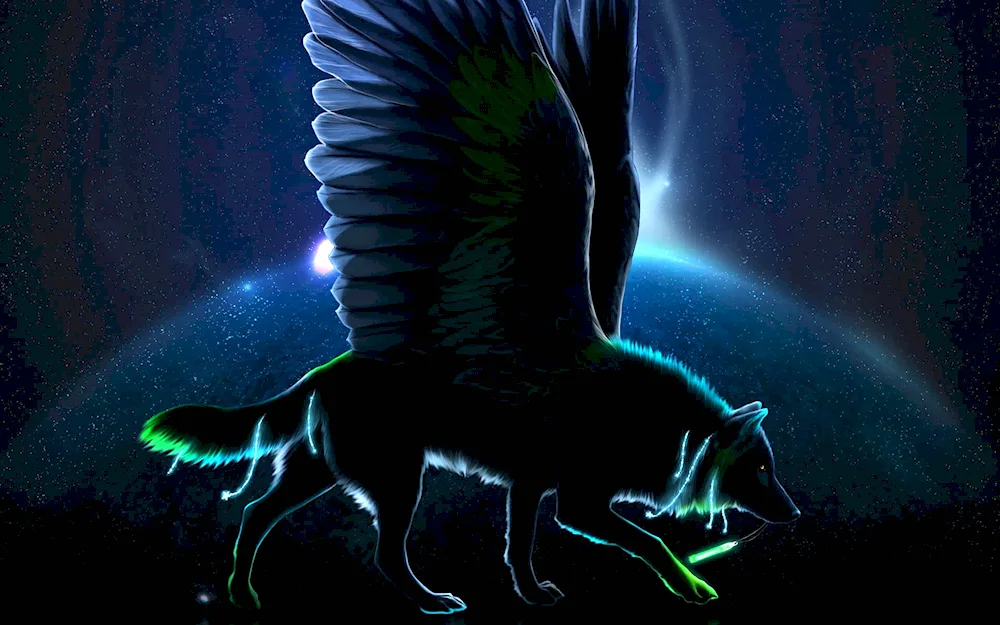 White wolf