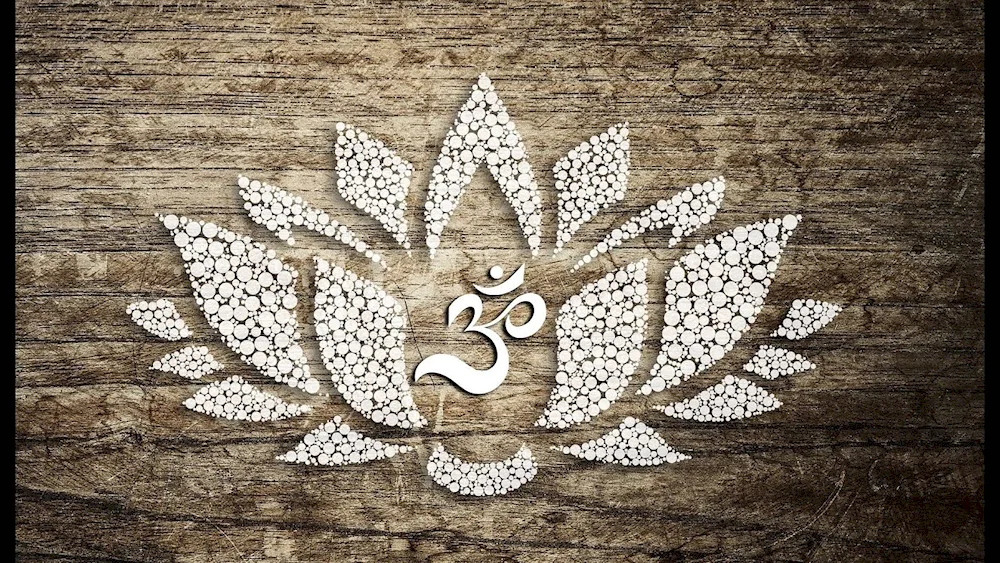 Aum mantra symbol