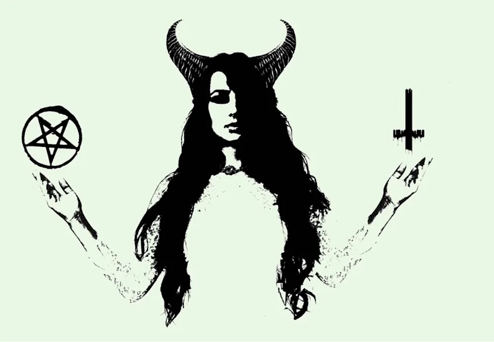 Satan symbol Baphomet