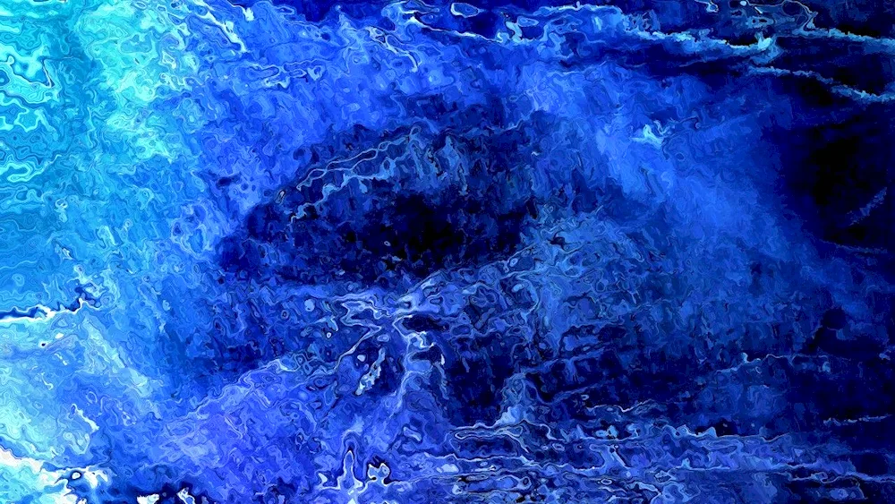 Blue abstract