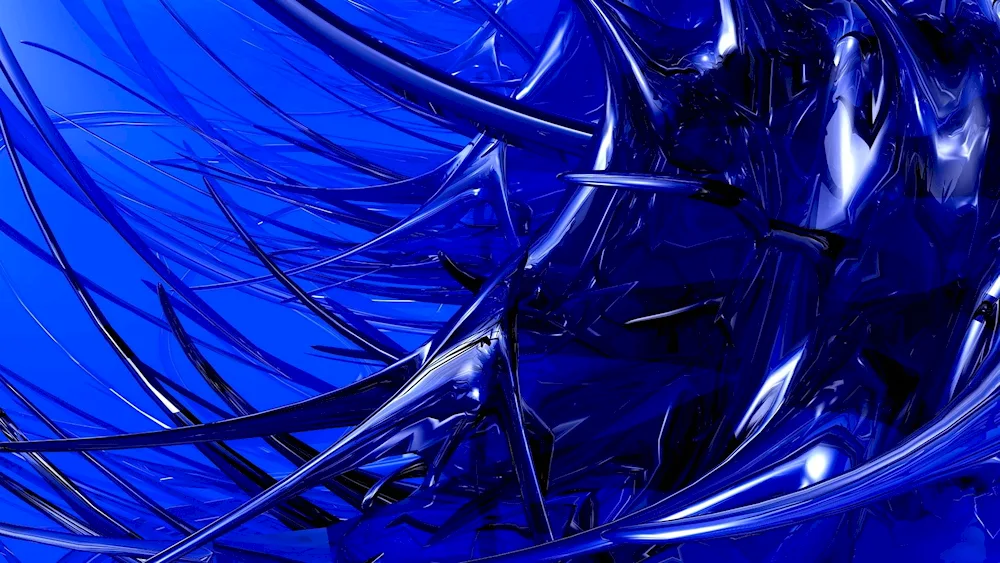 Blue abstraction