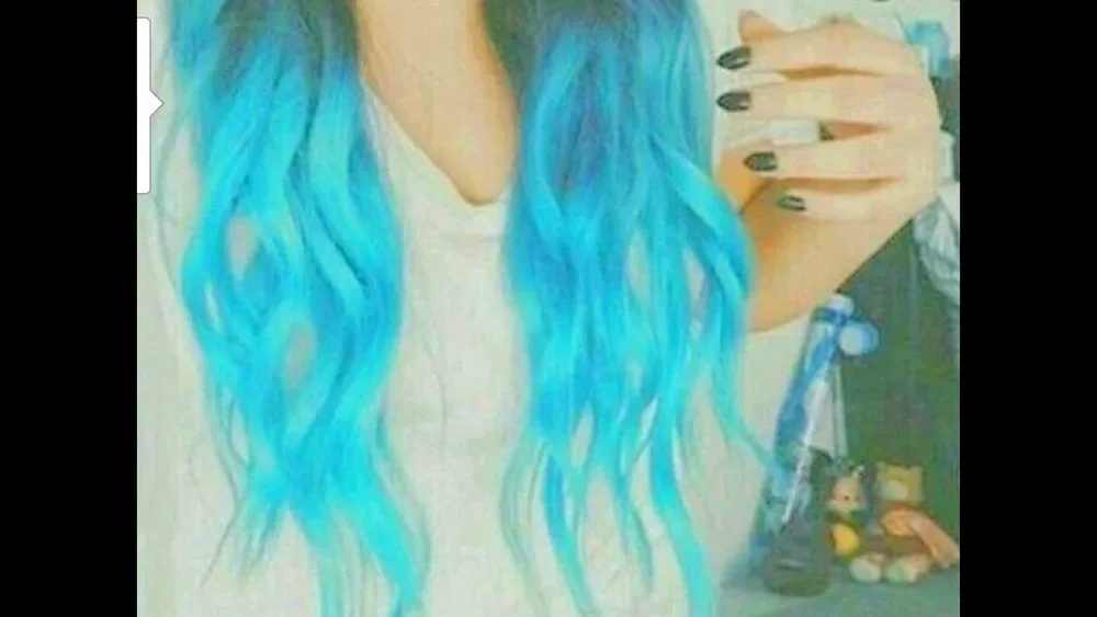 Bright colours hair