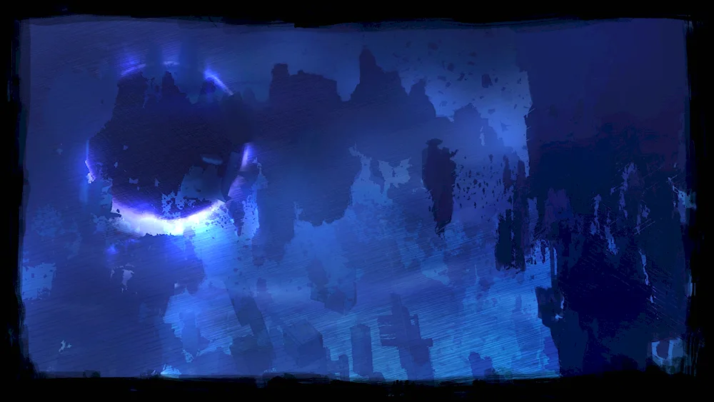 Blue background for profile