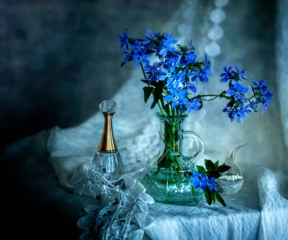 Blue still life