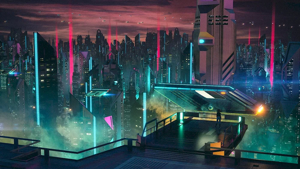 Synthwave cyberpunk