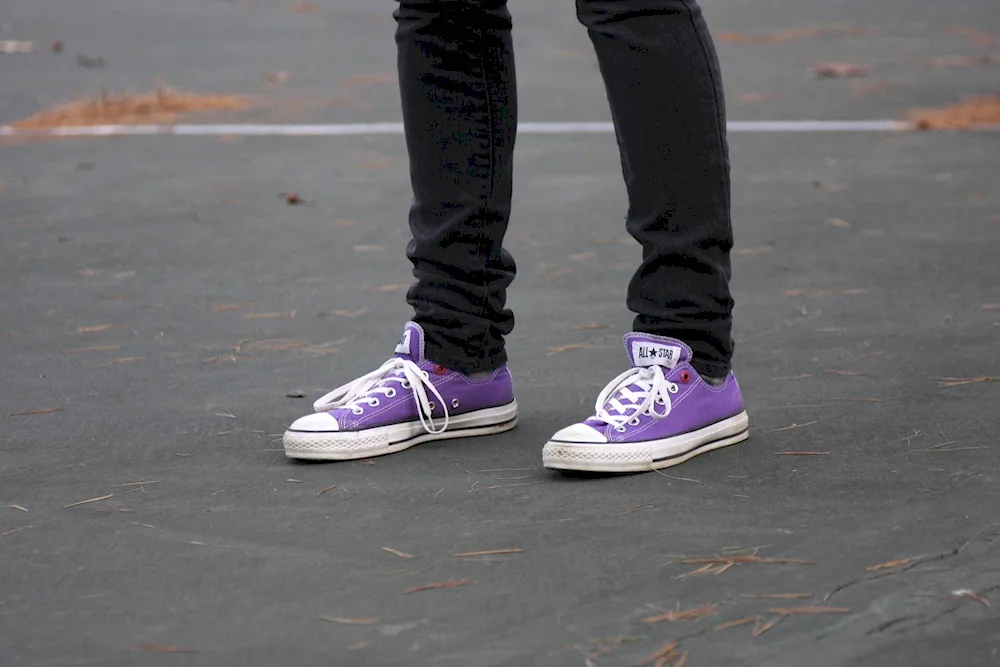 Lilac Converse