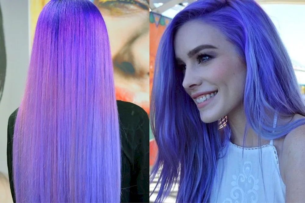 Lilac hair
