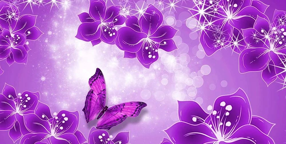 Lilac background