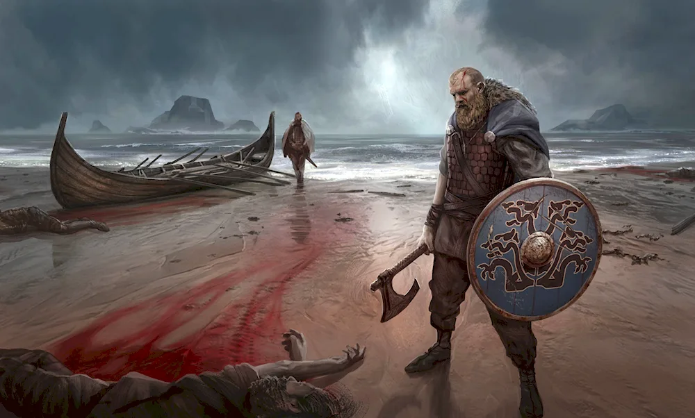 Scandinavia Vikings warrior art