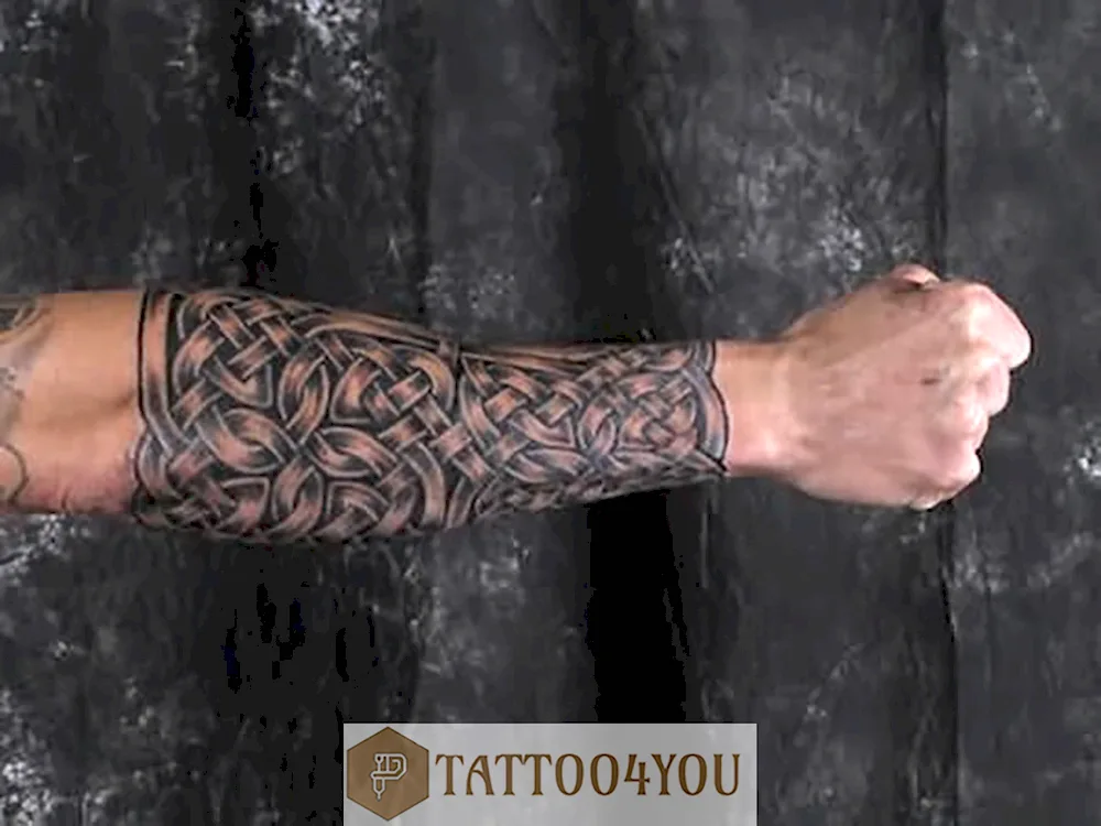 Scandinavian tattoo arm