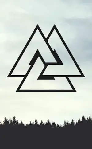 Scandinavian symbol Valknut