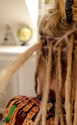 Scandinavian weave de dreadlocks