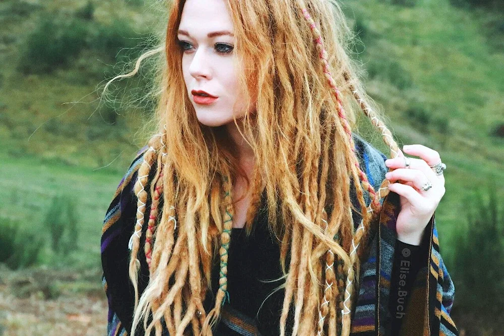 Scandinavian weave de dreadlocks