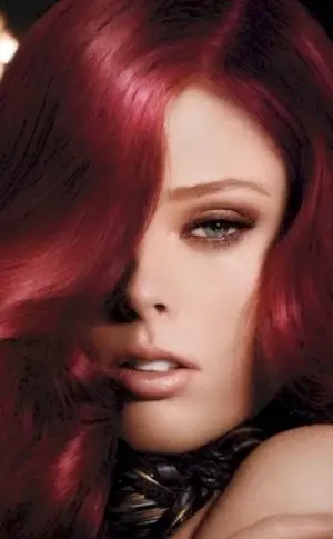 Scarlet Taylor with red hair