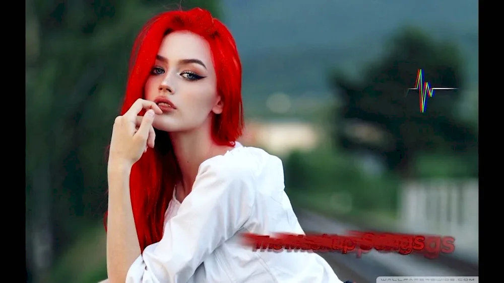Scarlett Taylor with red hair