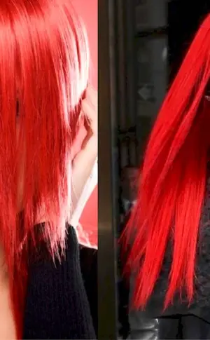Scarlett Taylor with red hair