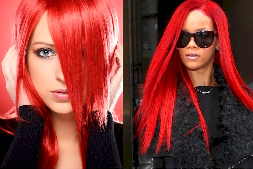 Scarlett Taylor with red hair