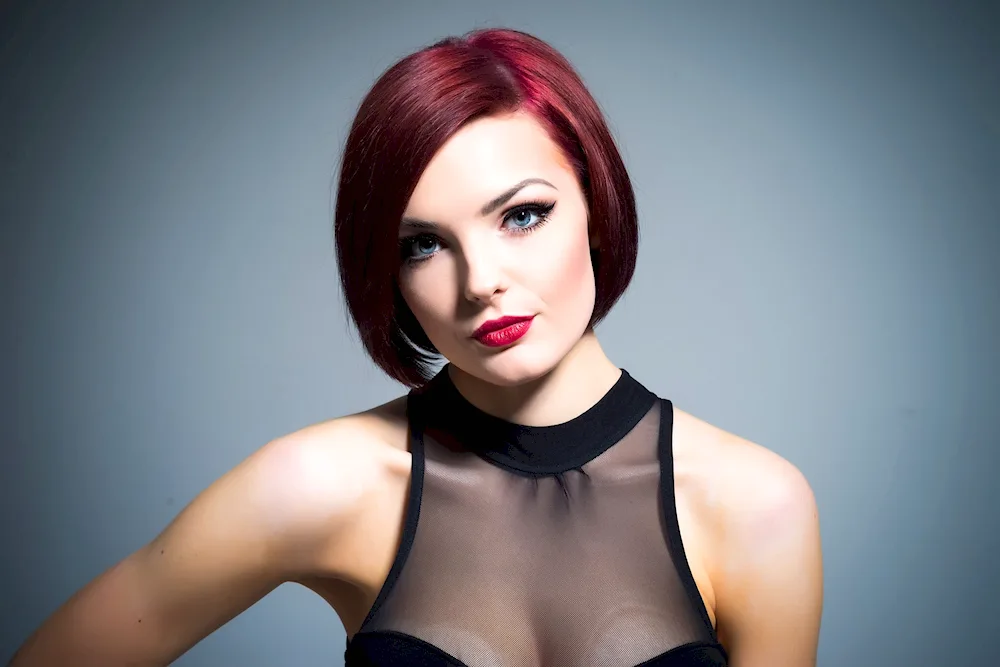 Scarlet Taylor with red hair