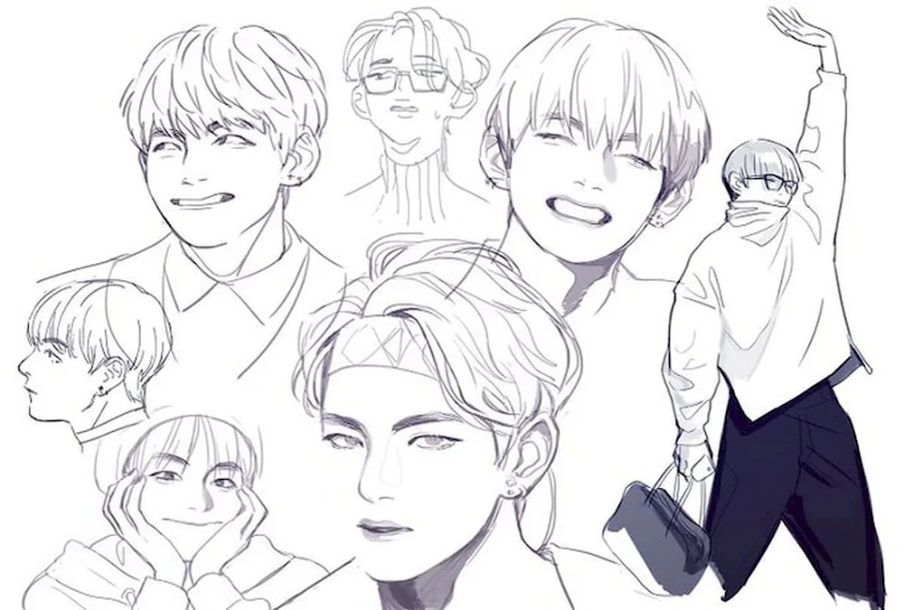 Sketch BTS group