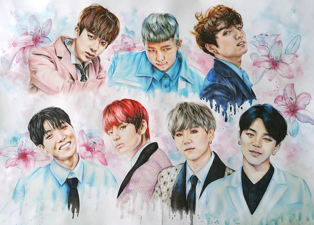Sketch BTS group
