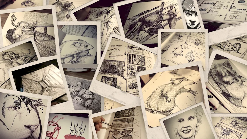 Sketchbook sketches for sketchbook