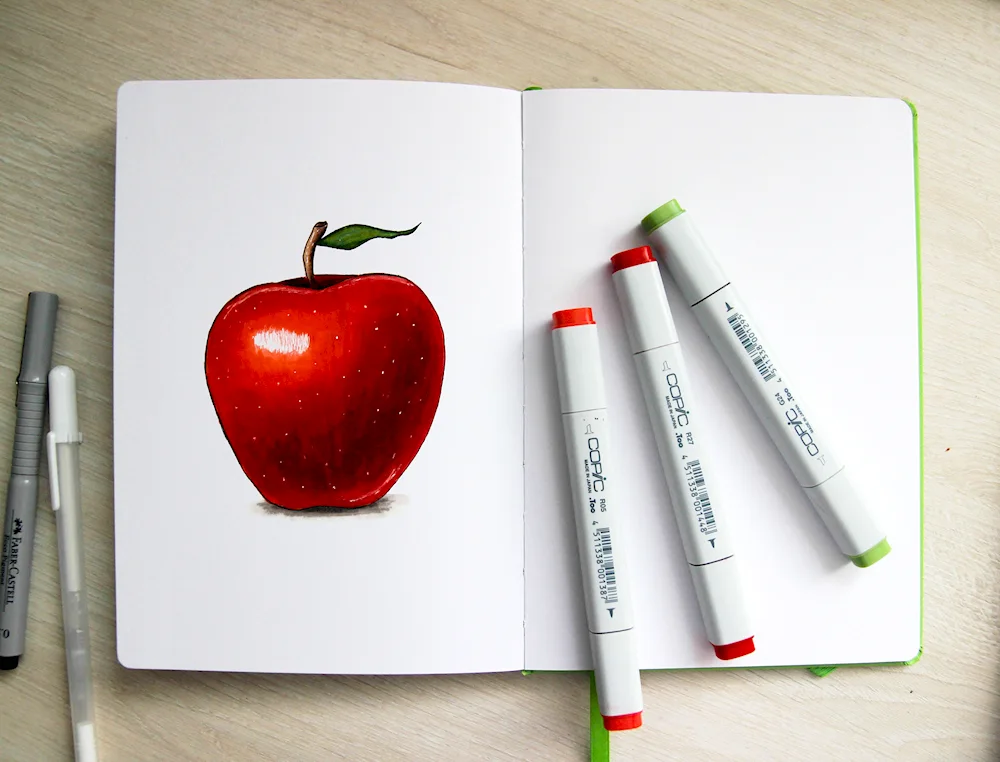 Sketchings with markers for beginners easy