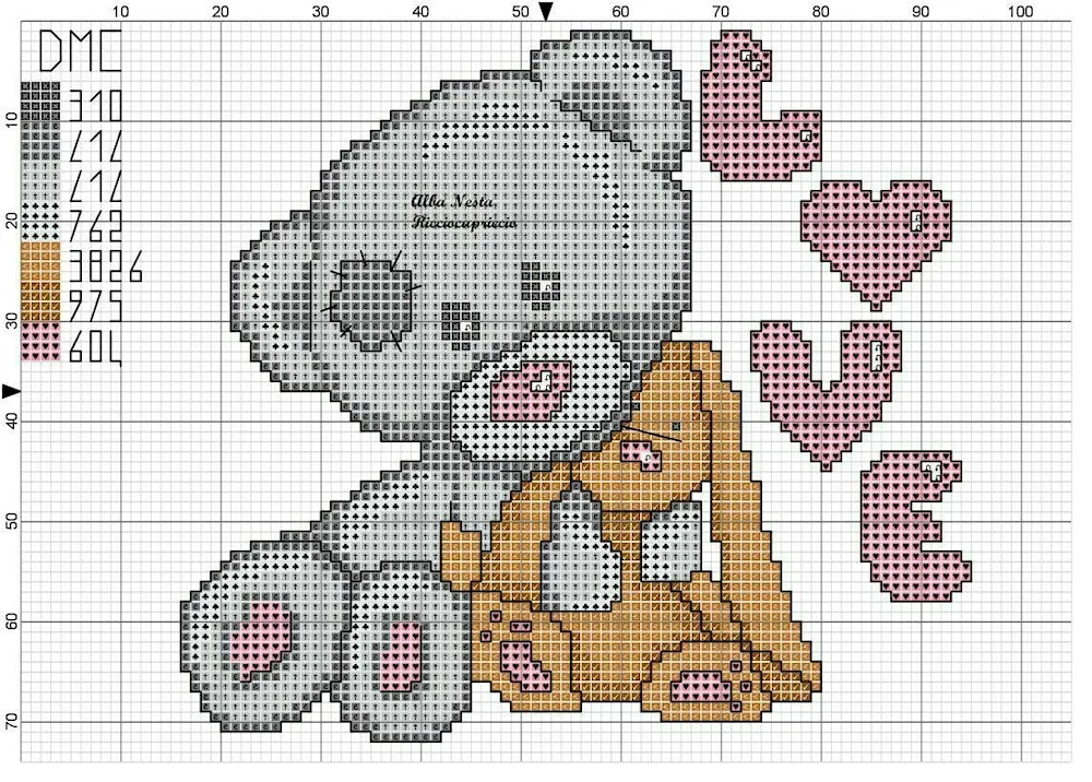 Cross Stitching Schemes