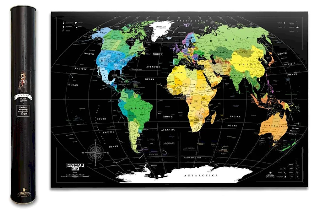 Scratch- world map