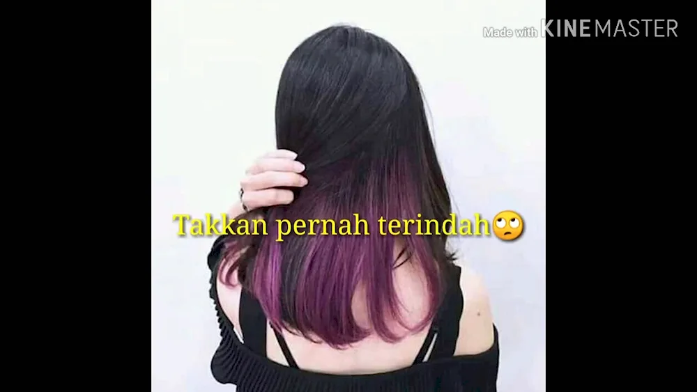 Hidden hair colouring