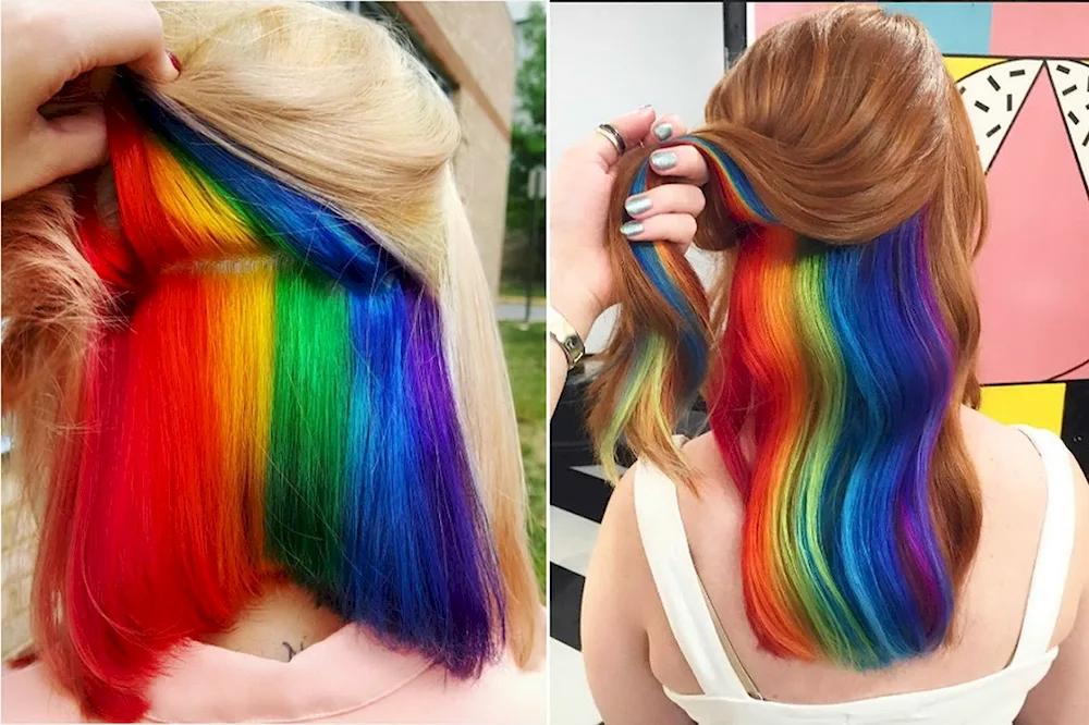 Creative hair colouring