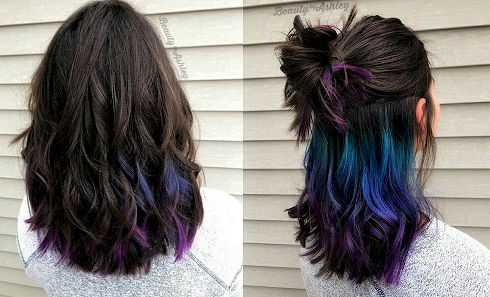 Purple hair dye