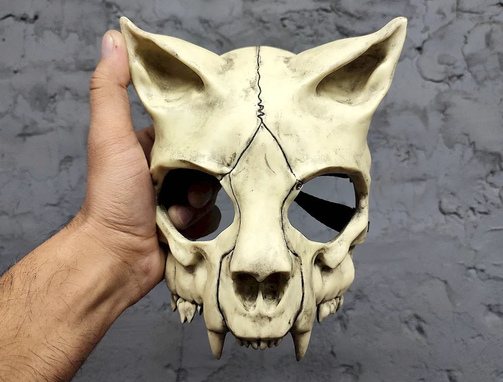 Skull Cat mask