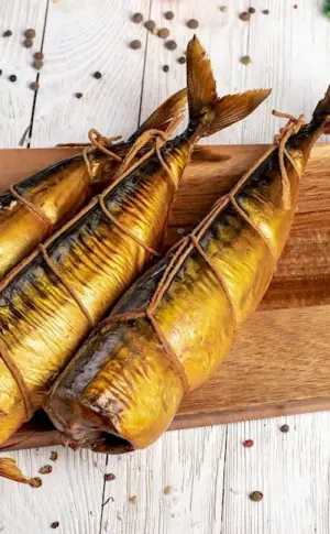 Cold smoked mackerel