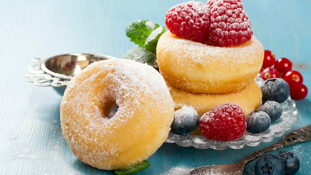 Powdered doughnuts