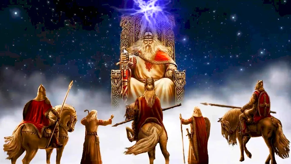 Slavic gods Ozhiganov Velez