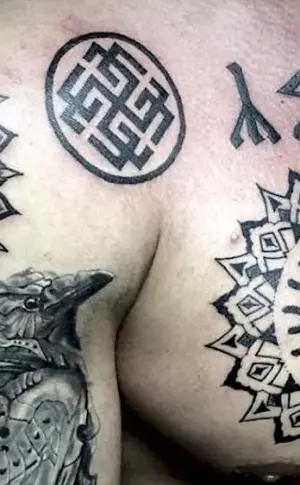 Slavic tattoo