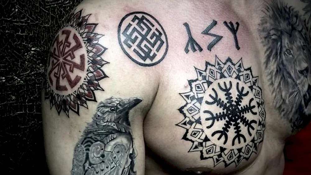 Slavic tattoo