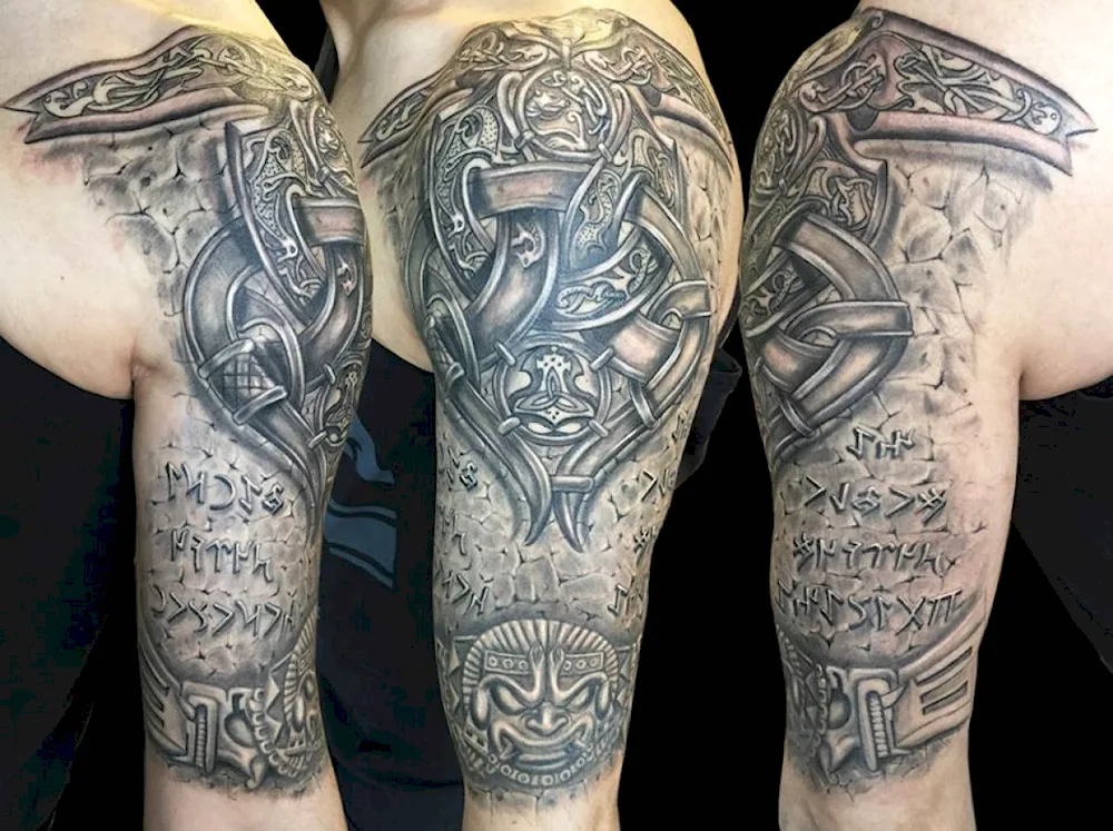 Slavic tattoo