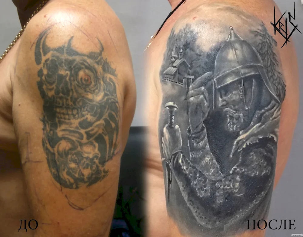 Andrei Viking tattoo Serpukhov