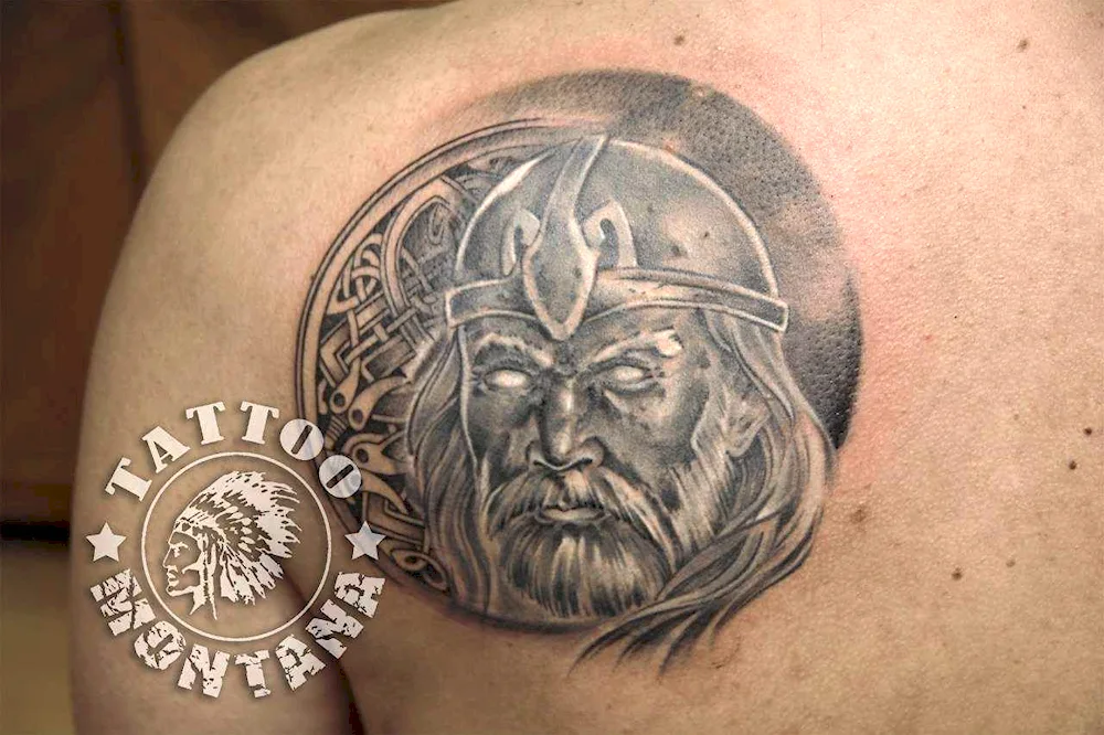 Star of Russia square Svarog tattoo