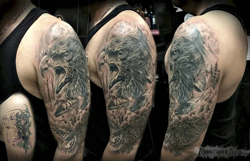 Tattoo armour on forearm