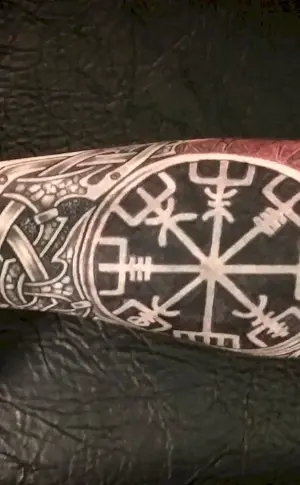 Slavic forearm tattoo