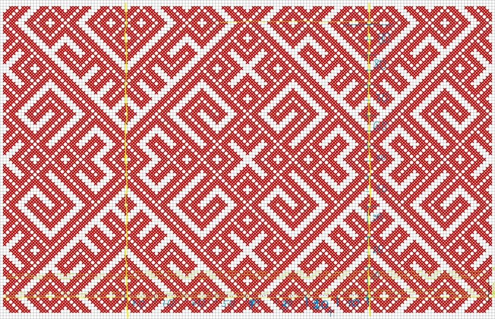 Slavic patterns Komi Permian