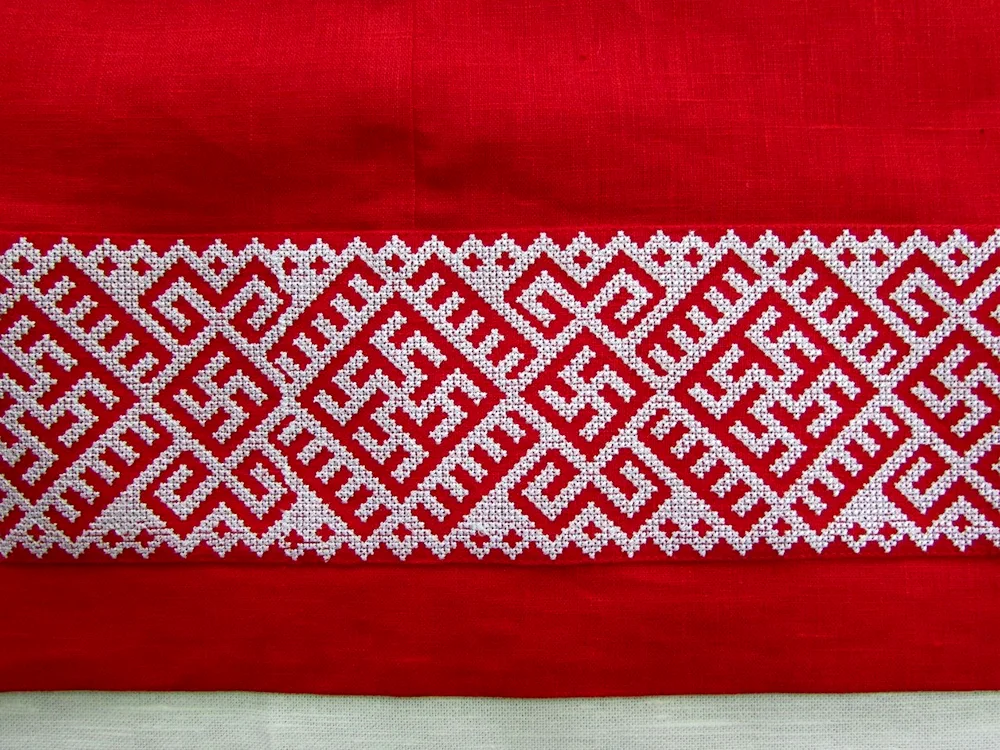 Slavic ornament Perun's colour