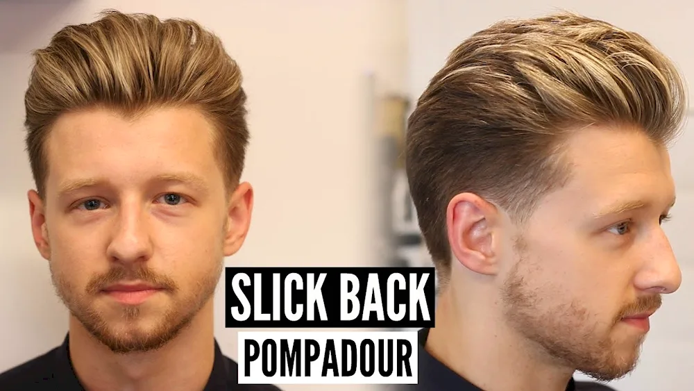 Slick back Pompadour