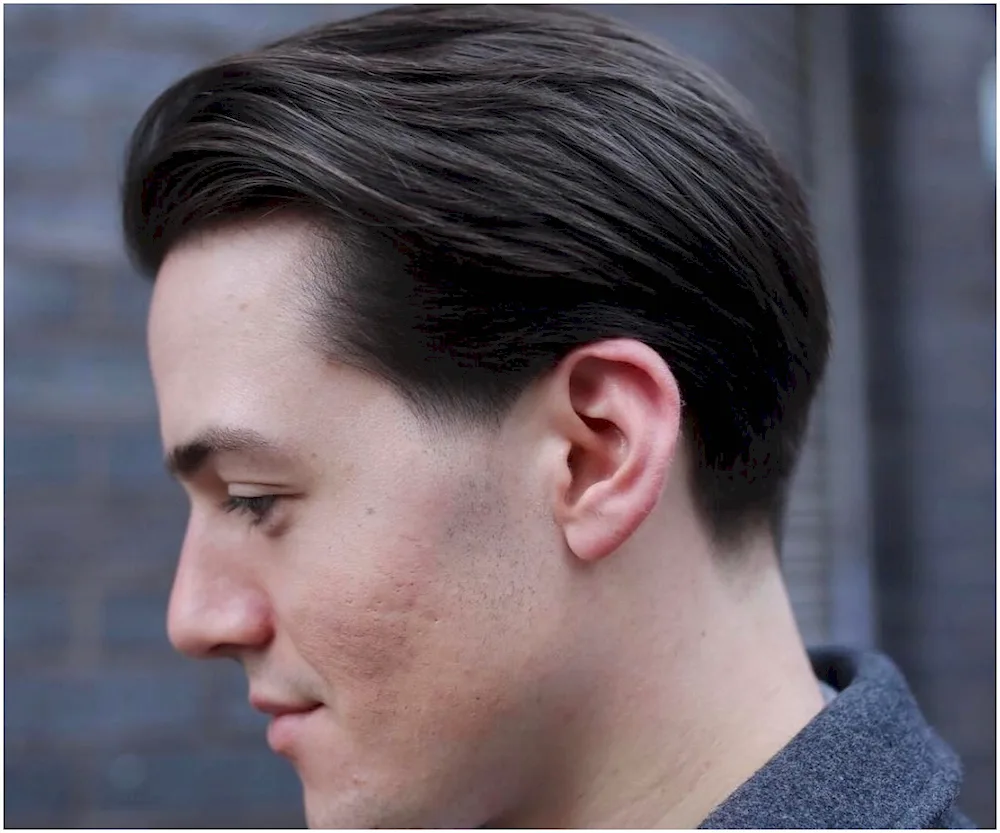 Slick back Pompadour