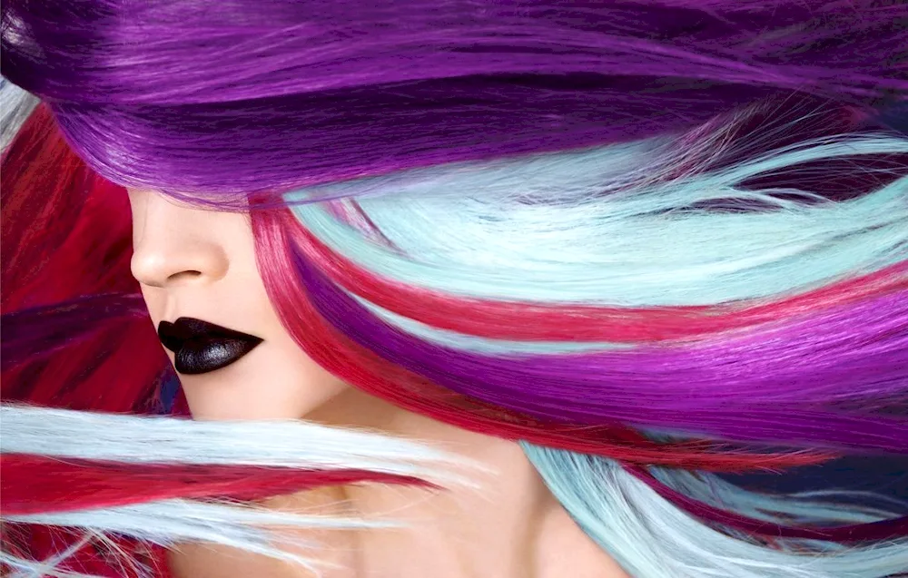 Complicated hair colouring