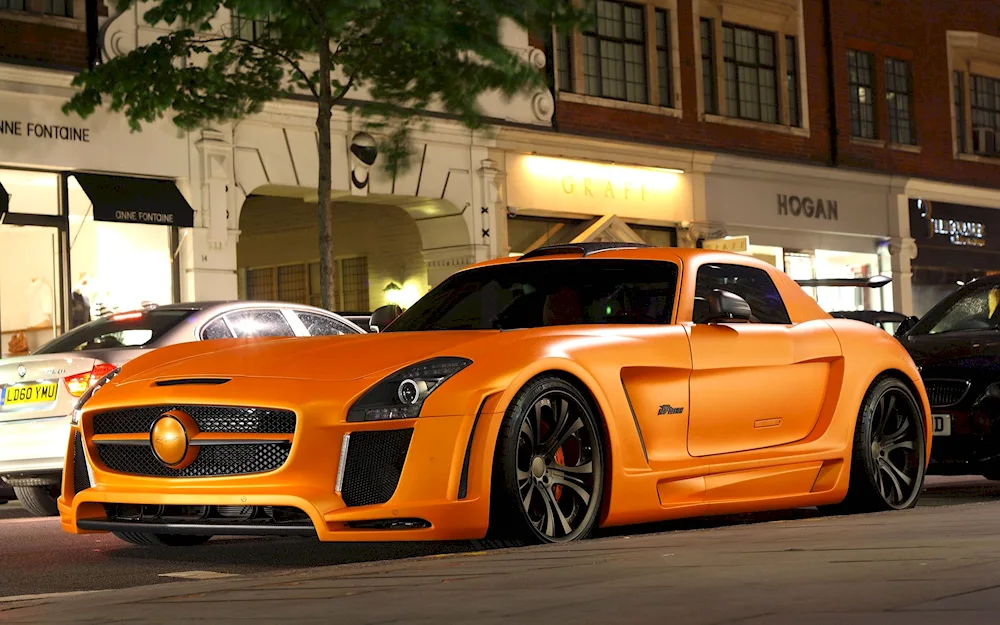 SLS AMG orange