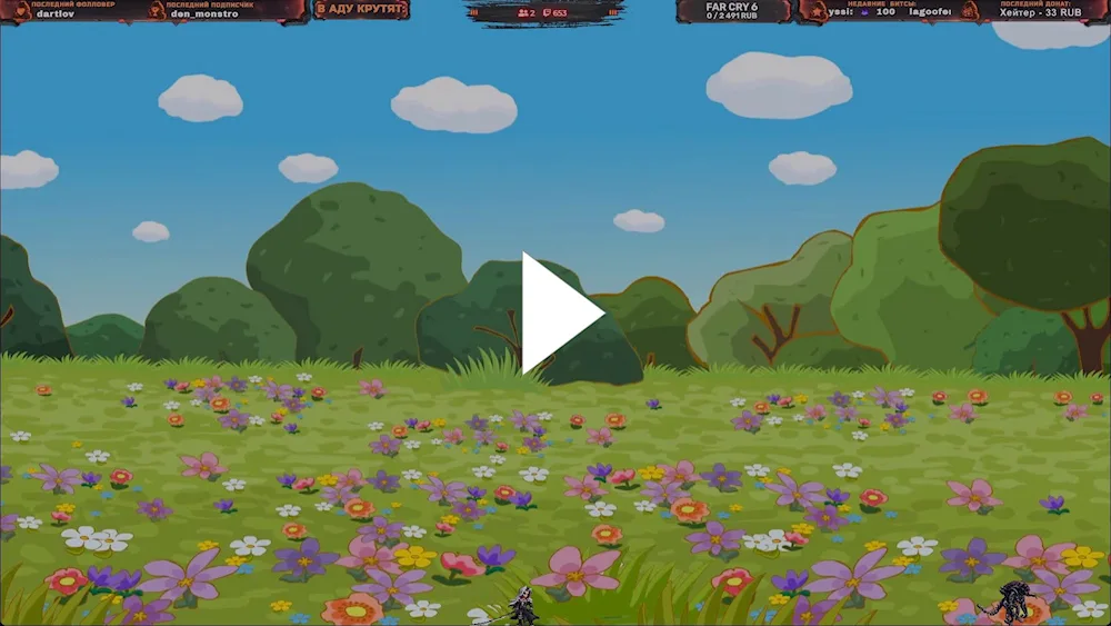 Smeshariki Glade background